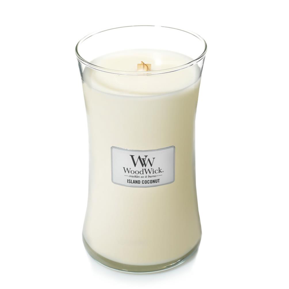 WoodWick Island Coconut Large Hourglass Candle £26.99